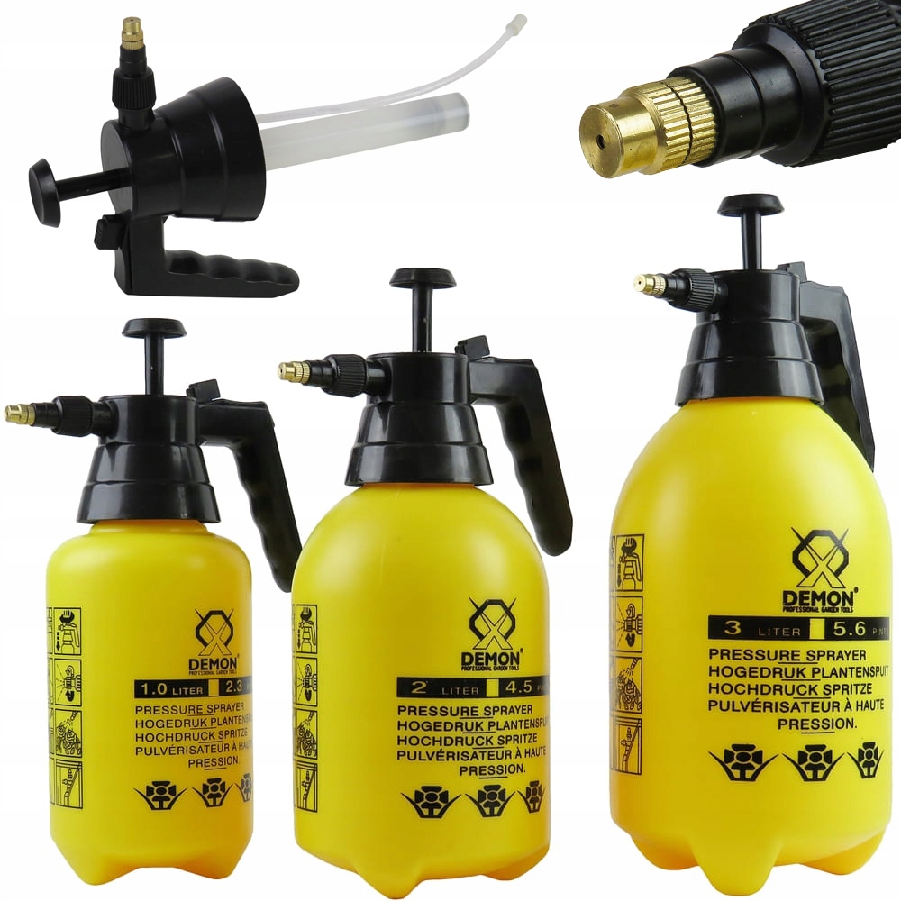 

Zestaw 3 Opryskiwacz 1L 2L 3L Ciśnieniowy Mocne