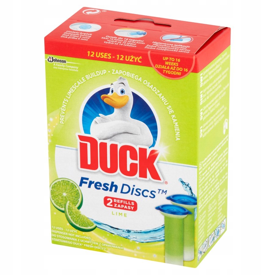 

Duck Fresh Zapas Lime Krążek Żelowy Wc 12 użyć