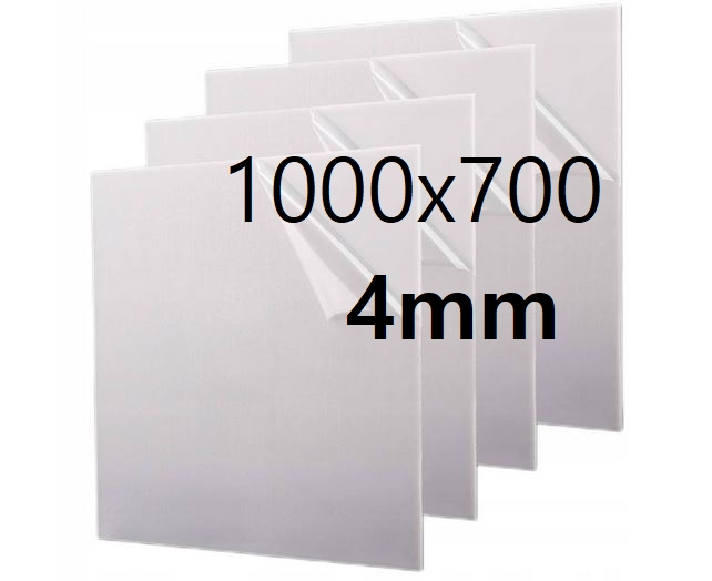 Plexi Plexa deska na míru mléčná opálová 100 cm x 70 cm x 4 mm