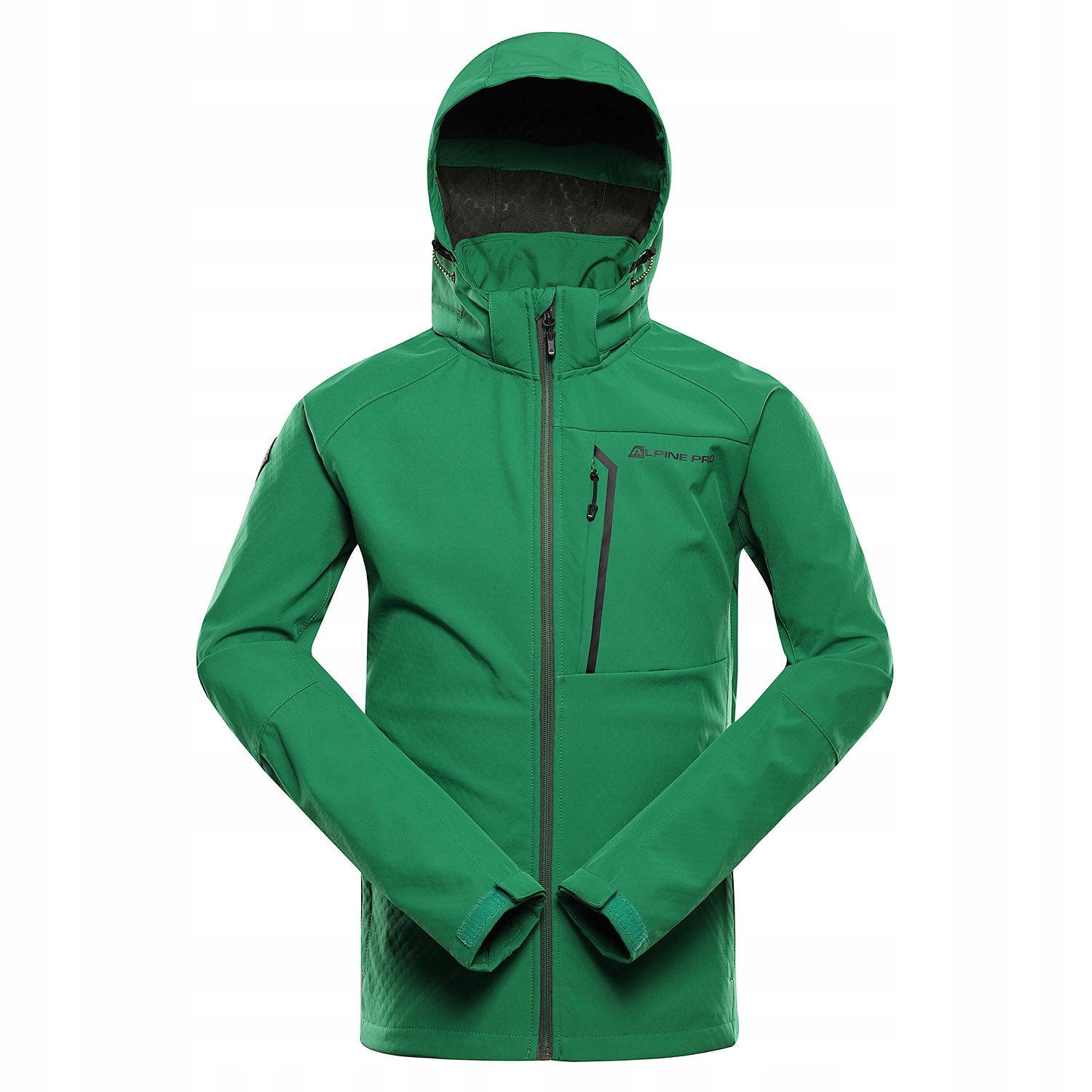 Alpine Pro Kurtka trekkingowa męska softshell 8000 Hoor zielony r.S