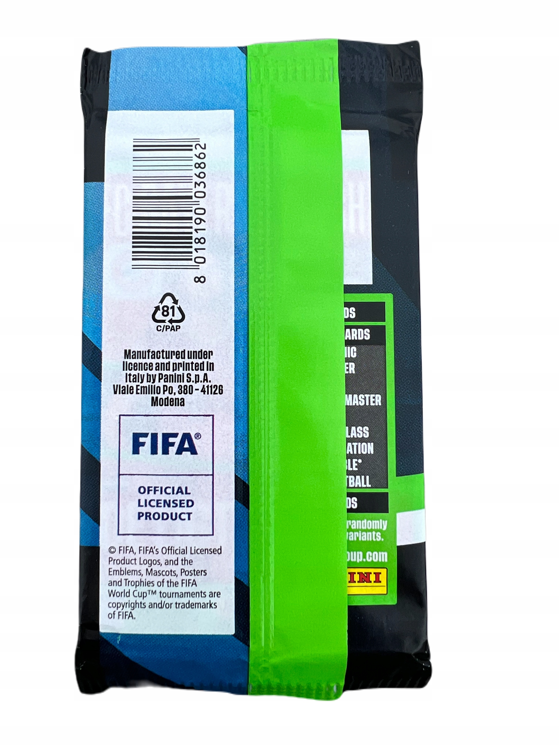 PANINI FIFA 365 TOP CLASS 2023 KARTY - SASZETEKA Długość 12.5 cm