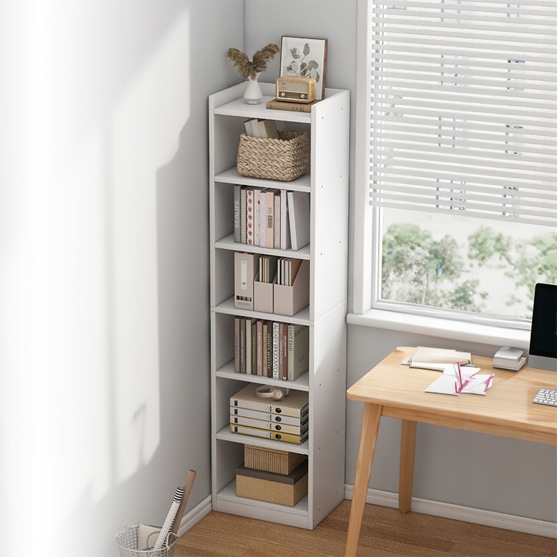 BIAŁY REGAŁ STOJĄCY NA KSIĄŻKI PÓŁKI WYSOKI SKANDYNAWSKI SŁUPEK SZAFA Stan opakowania oryginalne