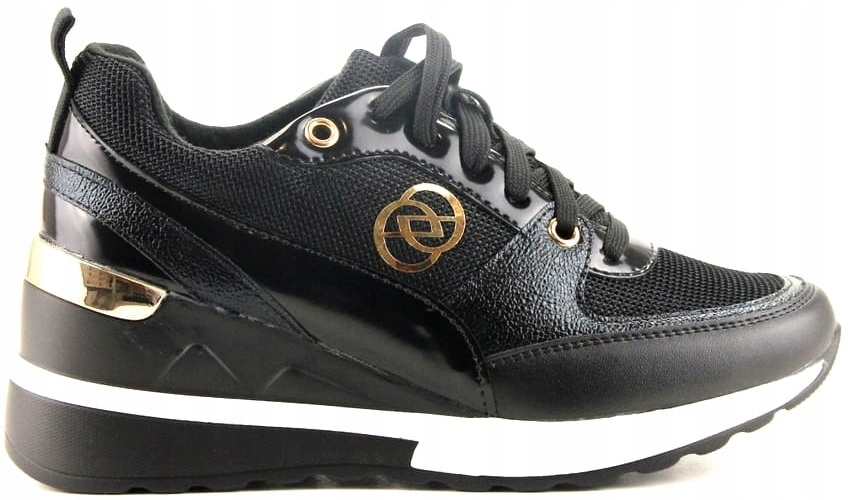 iBUTY Dámské Tenisky EVENTO4001 Černé Zlaté 41