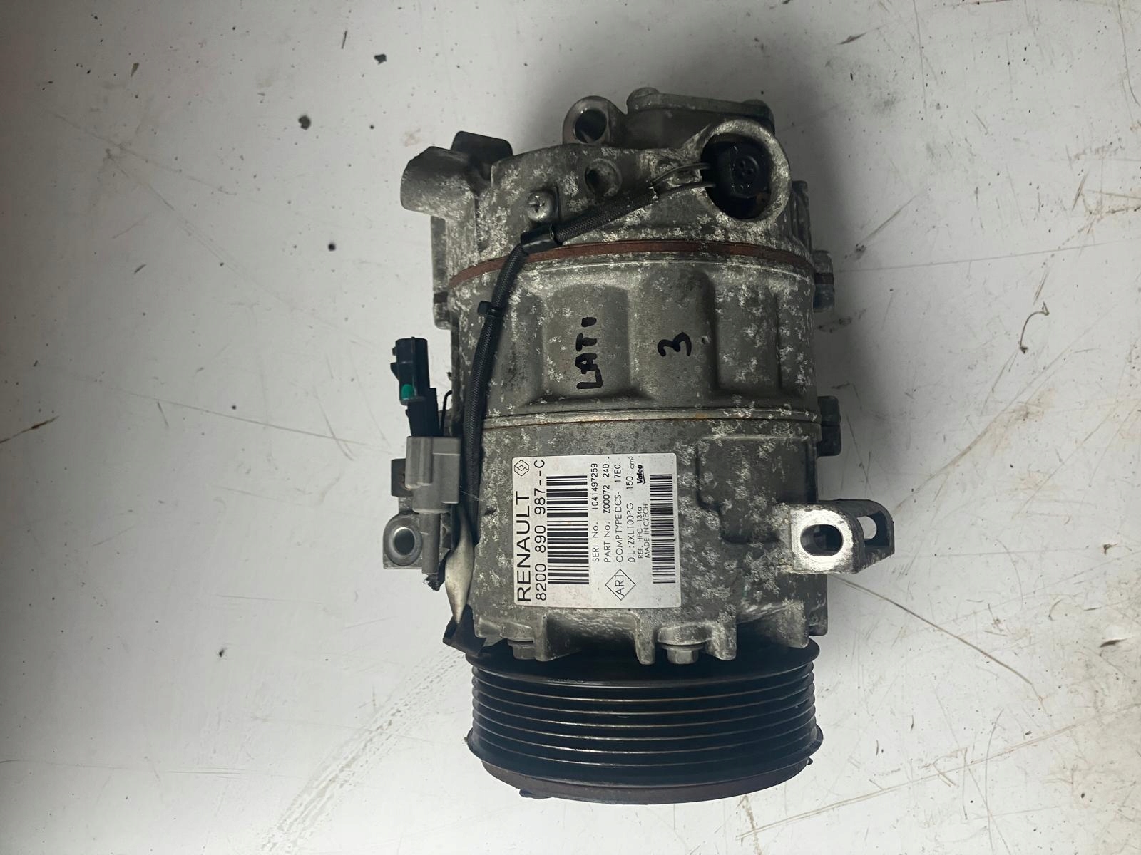 Klimakompressor klimaanlage RENAULT LATITUDE 3.0 DCI 8200890987