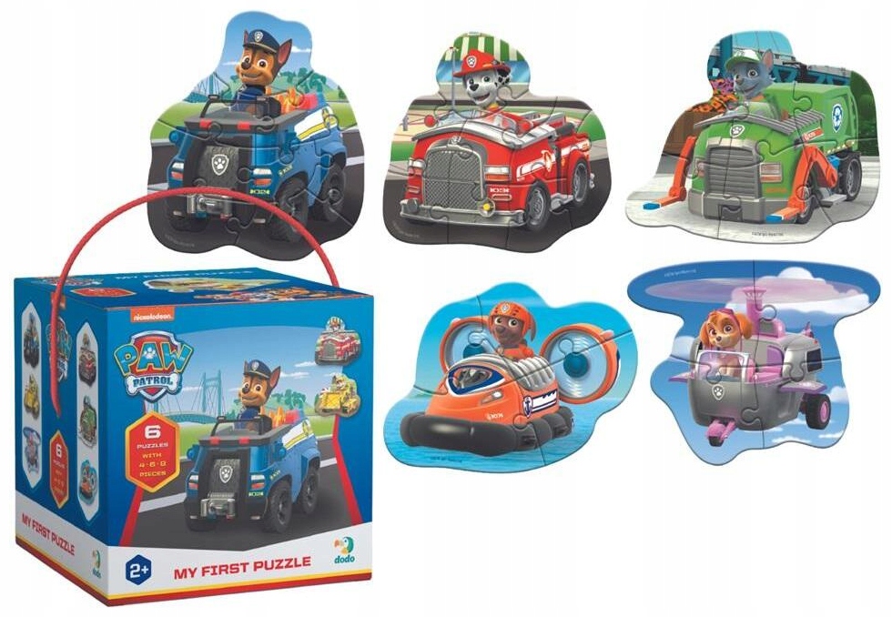 Moje pierwsze Puzzle. 6 układanek Psi Patrol