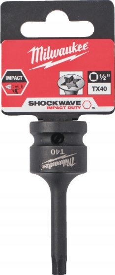 Nasadka udarowa bitonasadka bit Torx TX40 1/2" Milwaukee 4932478060