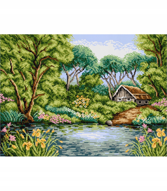 Set Ariadna kanva mulina vyšívací jehla 53x39 9014