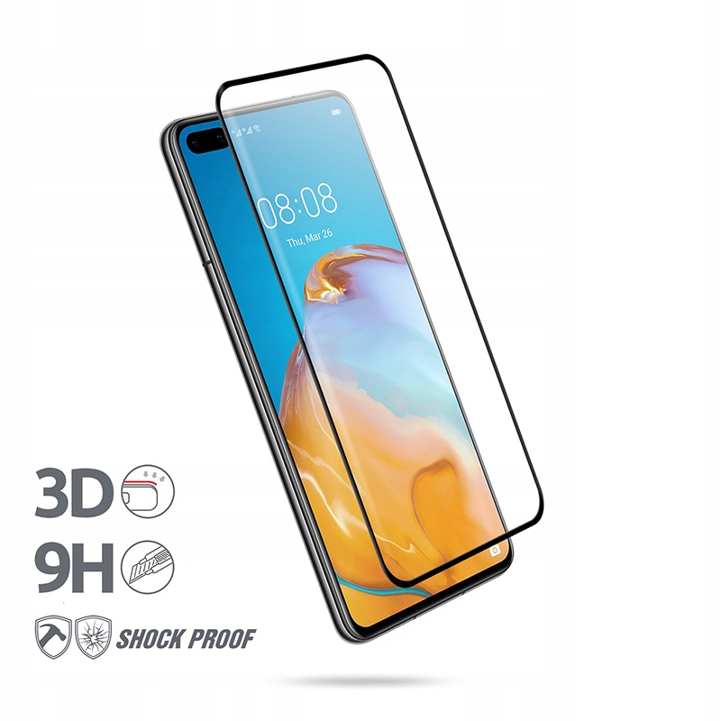 

Szkło hartowane 9H Huawei P40 Crong 3D Armour