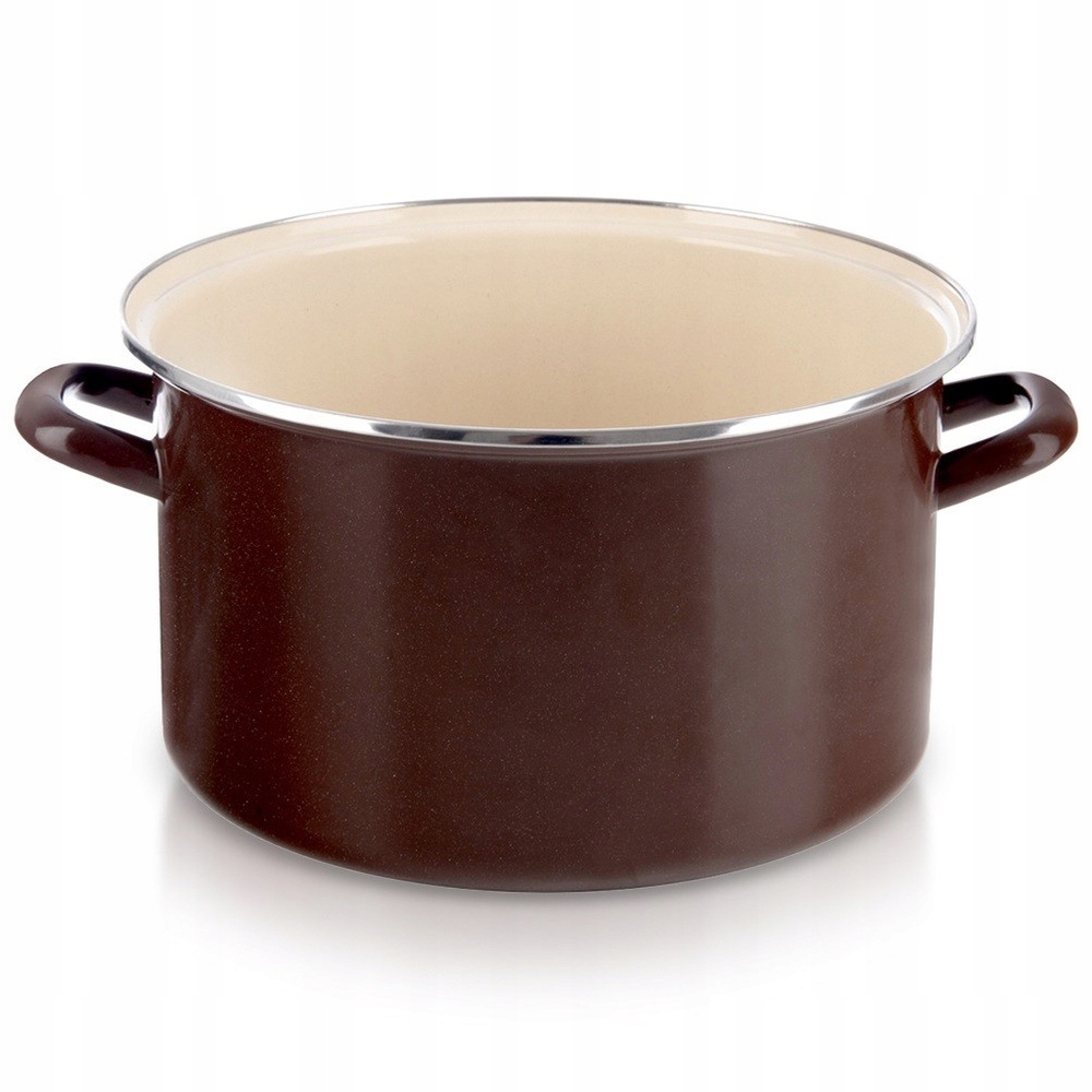 Veľký Hrniec Brown Bronzový Indukcia Plyn Kuchynský 32 CM 11,5 L