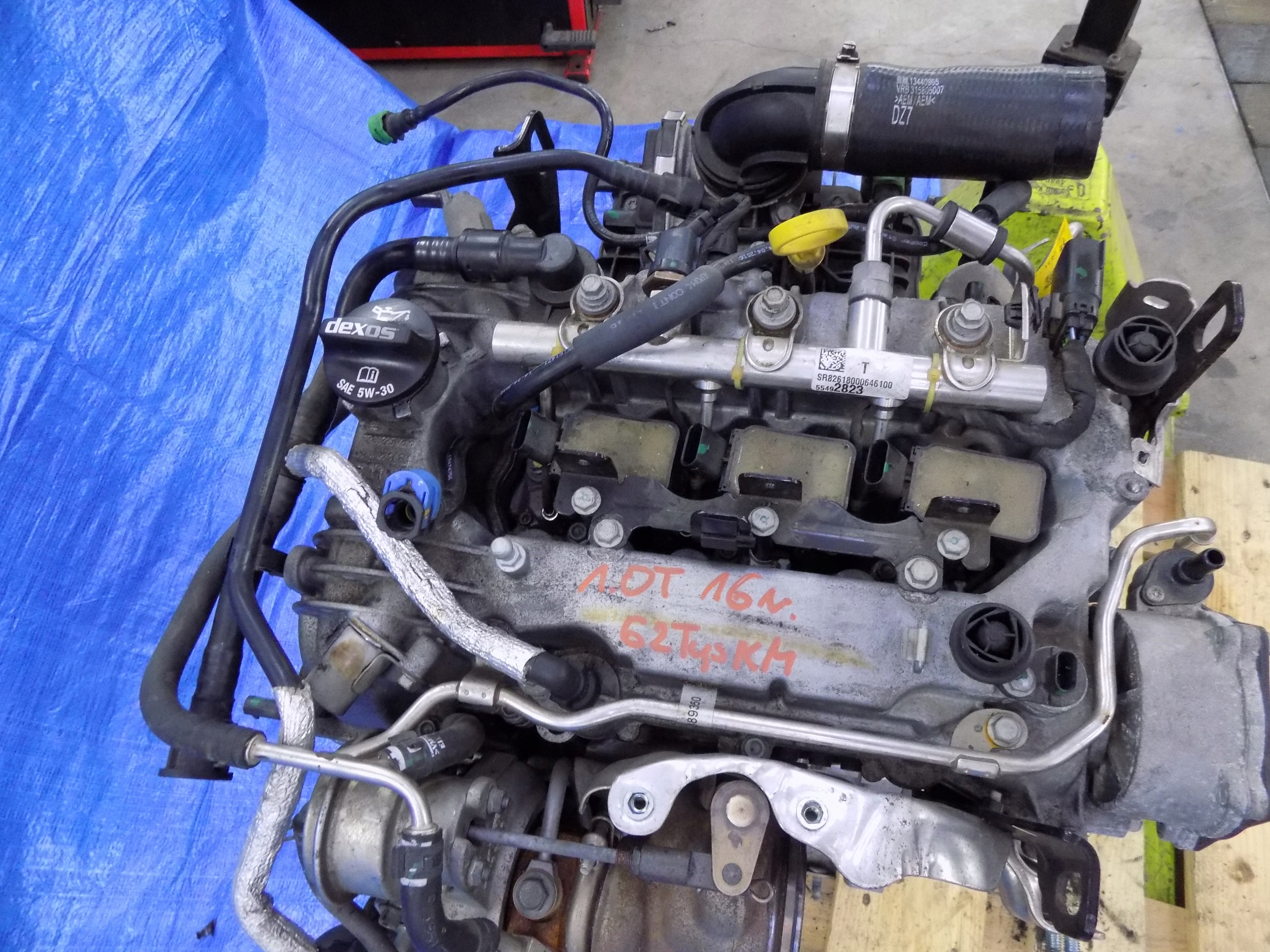 engine complete LE1 TURBINA OPEL ADAM 1,0T ASTRA
