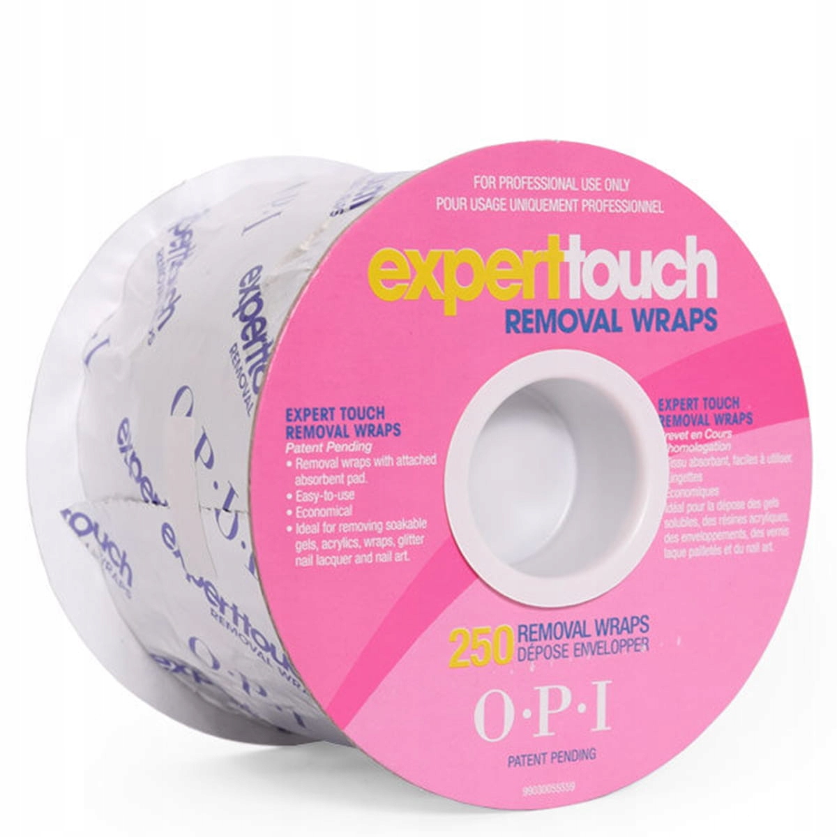 Opi Expert Touch Remowal Wraps vločky 250 Ks