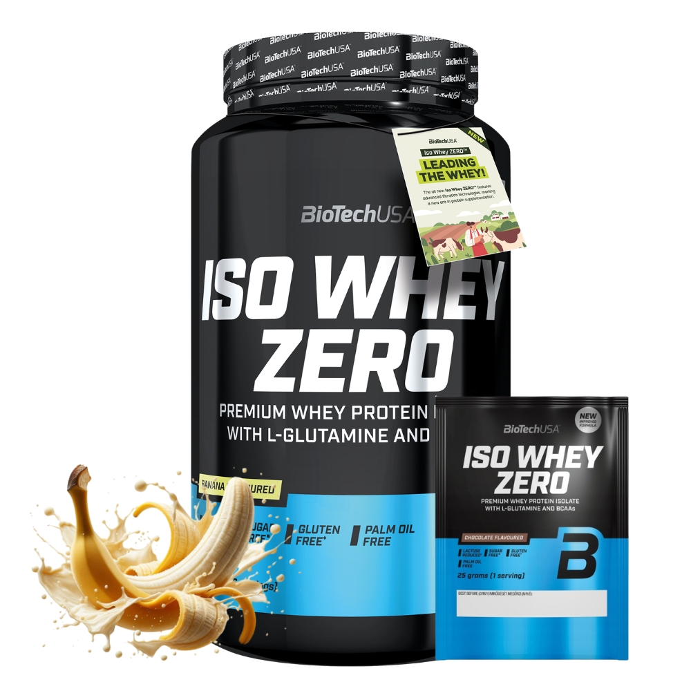 Biotech Iso Whey Zero 908 g Protein Svalová Hmota Vytrvalost