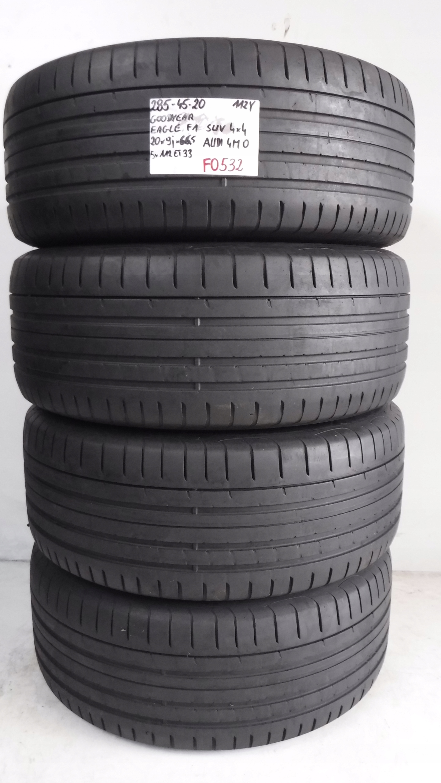 Літні шини GOODYEAR F1 SUV 4X4 285/45/20 112Y