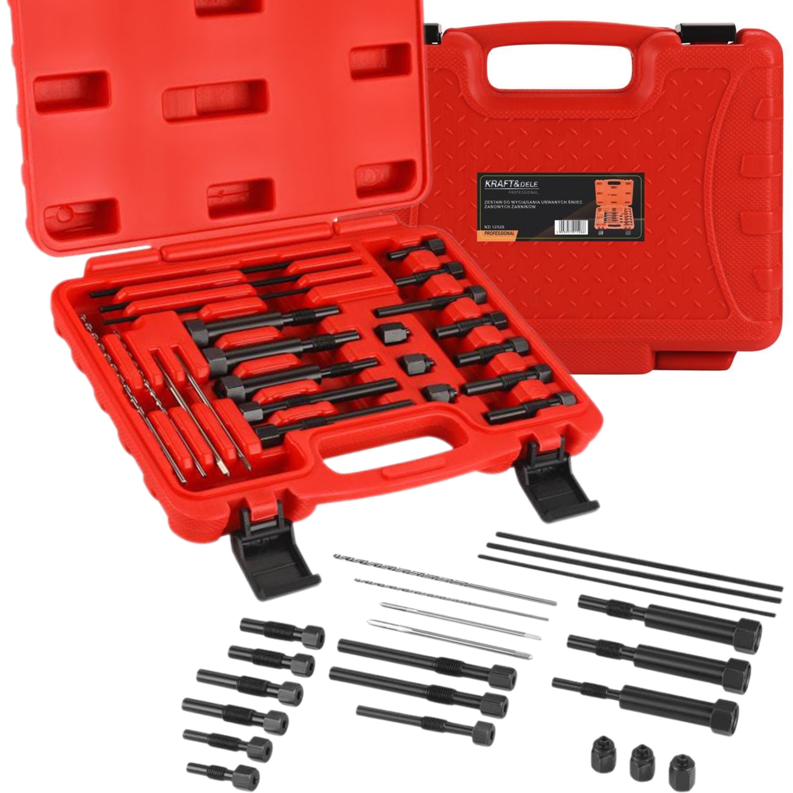 Kraft&dele Sada Na Vytahování Zalomených Svíček V Kufríku KD12529