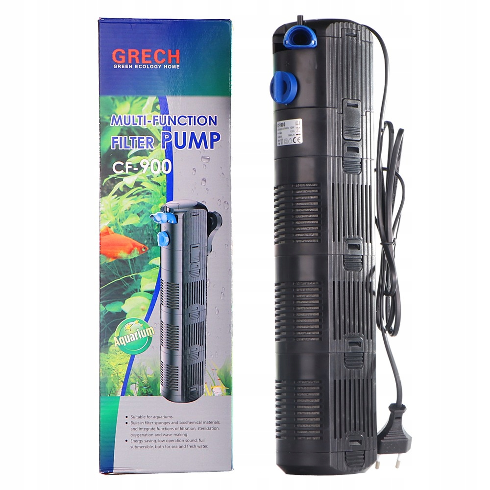 Levně Vnitřní Filtr 900 L/h Modulární Tichý Výkonný S Regulací A Vzduchováním