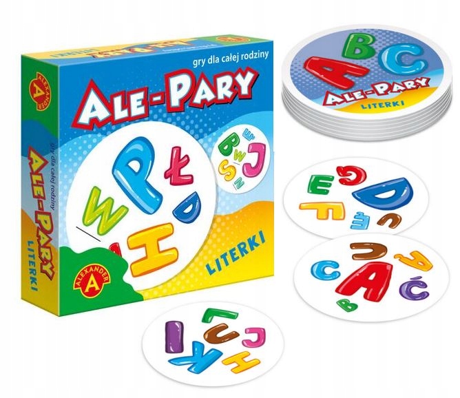 ALE PARY LITERKI - GRA PAMIĘCIOWA SPOSTRZEGAWCZOŚĆ DOPASOWANIE - ALEXANDER