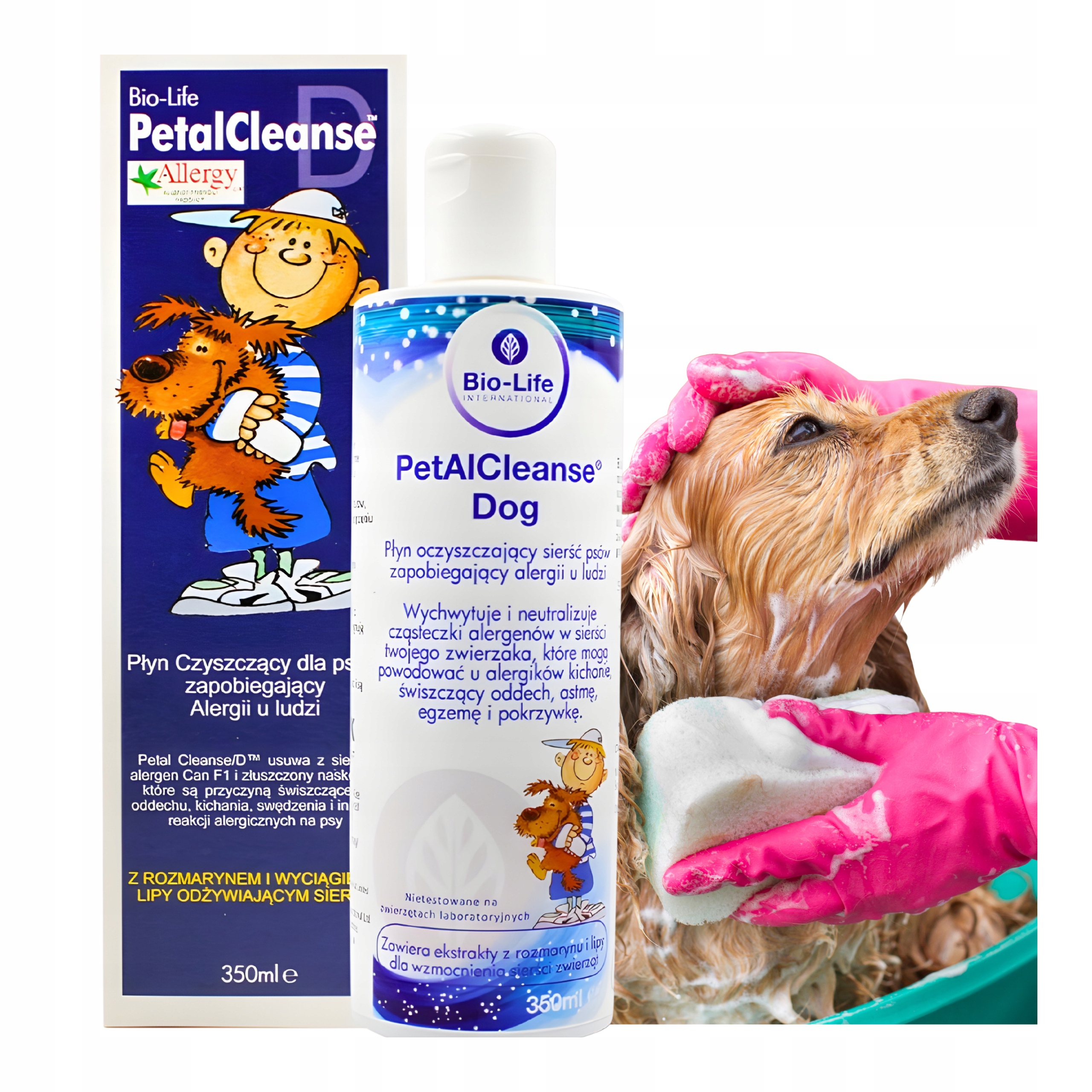 Levně Čistící roztok Alergeny ze psích srstí Hypoalergenní Bezpečný 350 ml