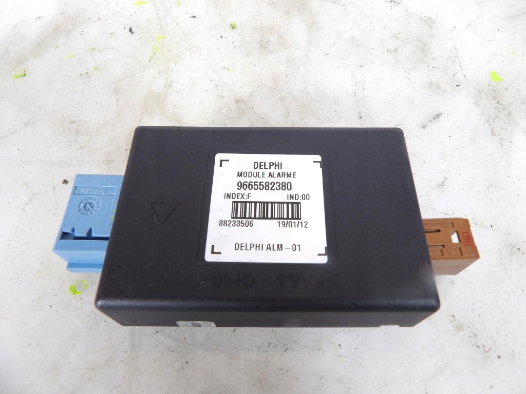 module ALARMU control unit CITROEN PEUGOTE 9665582380