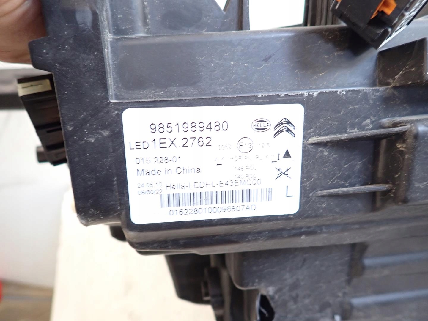 light front front left CITROEN C5 X C5X 2022- FULL LED 9851989480