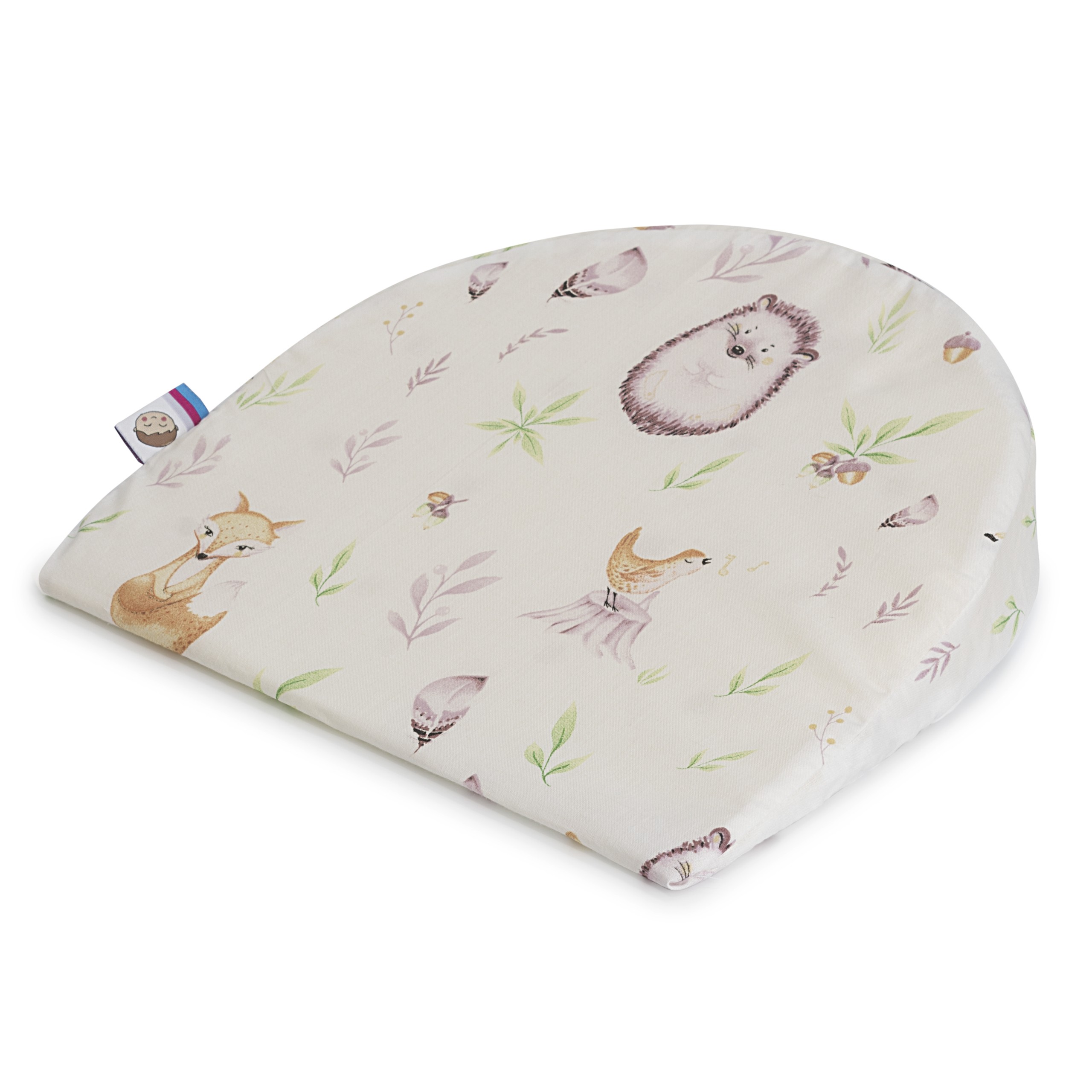 

Poduszka Klin Do Wózka Gondoli Bawełna Jeżyk róż