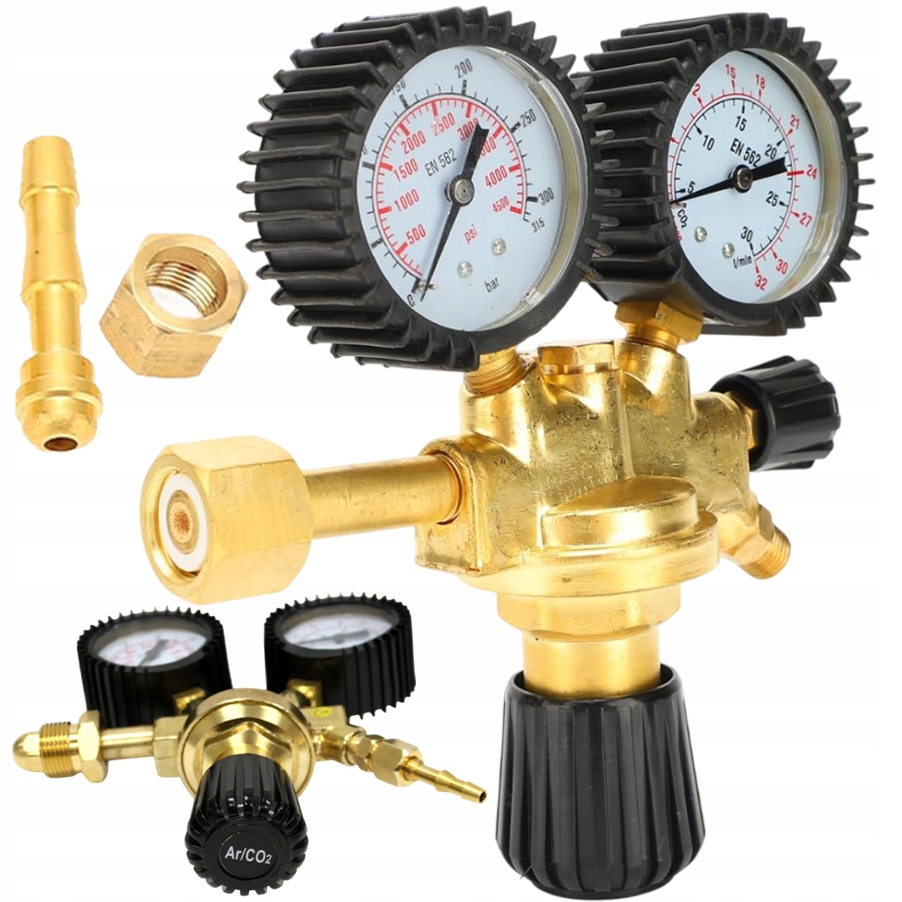 Plynový Reduktor 315 Bar Migomat Spouštění Mig Mag Tig Argon CO2 Vysoká Kvalita