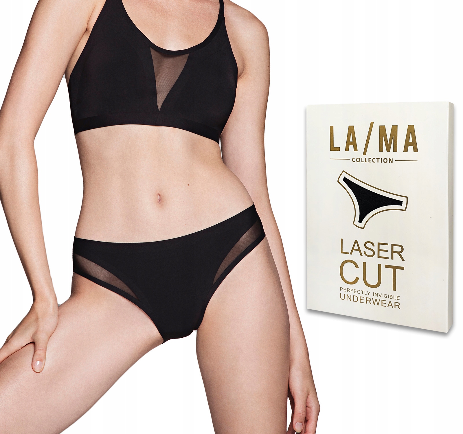 

Majtki damskie Figi Laserowe Lama 5017BI-02 XL