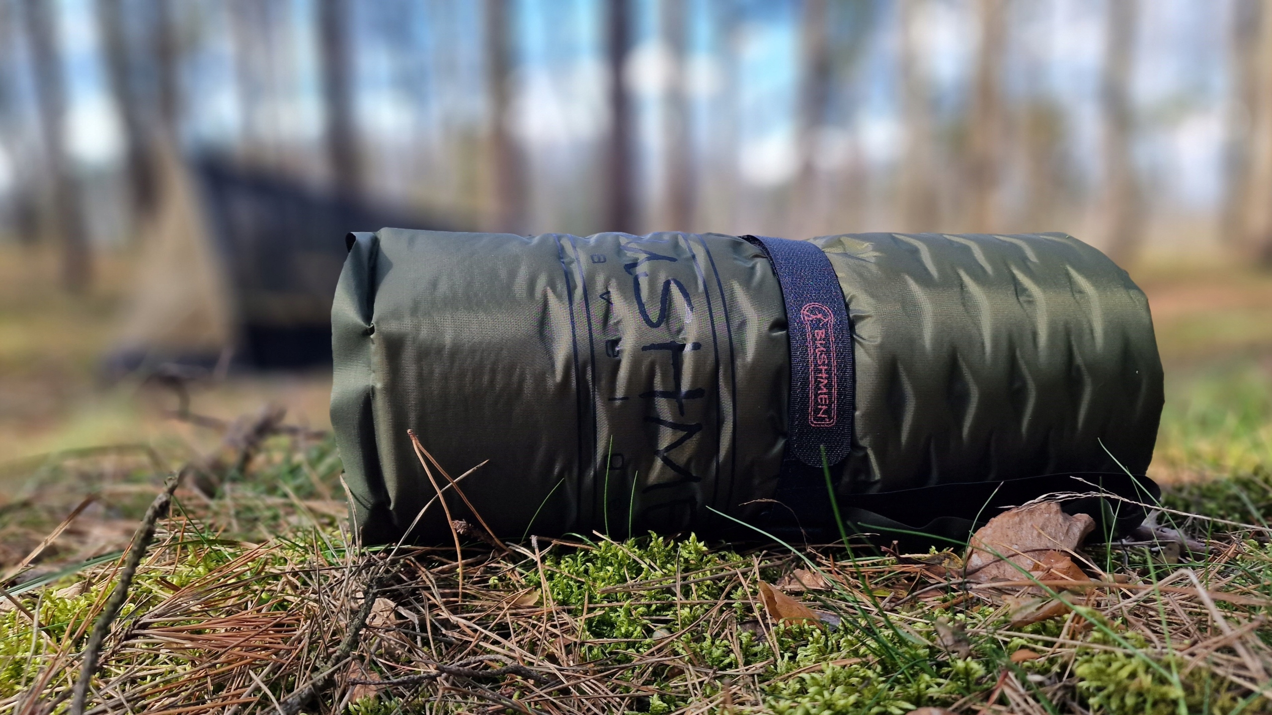 Mata samopompująca Bushmen Mat FIT 640 Kolor dominujący khaki