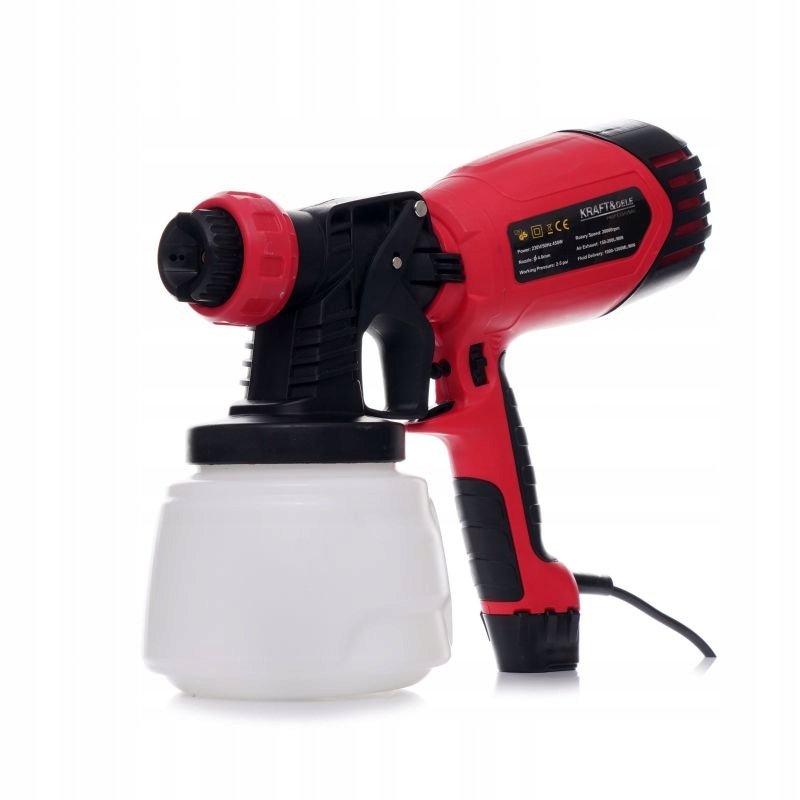 Malířská Stříkací Pistole Na Malování 450W 1000ML KD1655