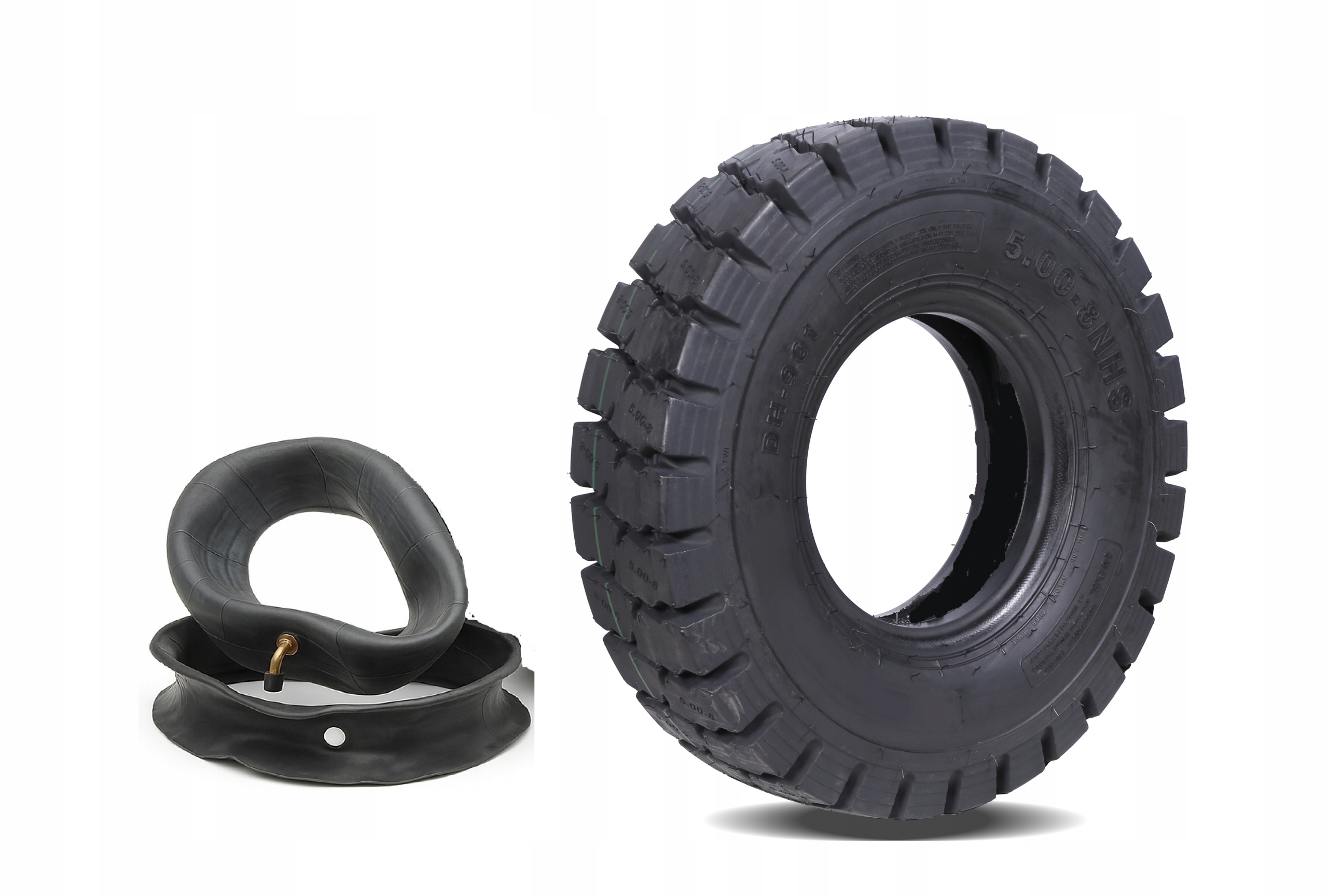 Sada pneumatík s dušou a opaskom Onyx 5.00-8 10PR pre vysokozdvižný vozík, silná