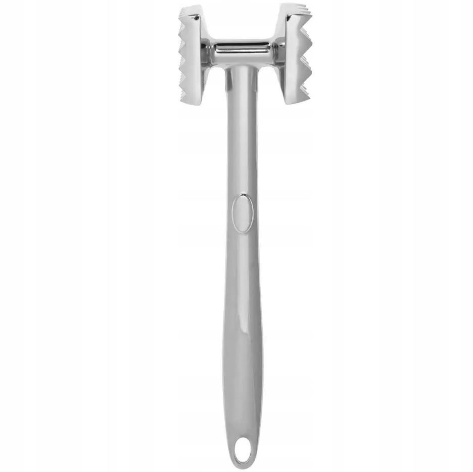 TŁUCZEK DO MIĘSA DWUSTRONNY STALOWY SOLIDNY CIĘŻKI Stan opakowania oryginalne