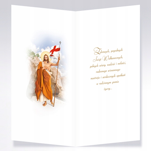 KARNET KARTKA ŚWIĄTECZNA WIELKANOC + KOPERTA 1 szt Marka Karo