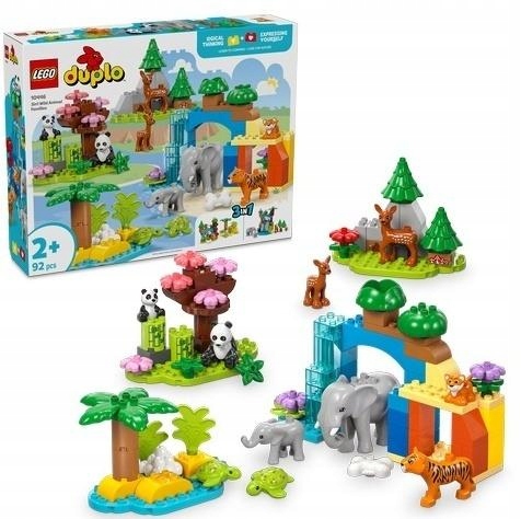 Lego(r) Duplo 10446 Rodiny divokých zvířat 3v1