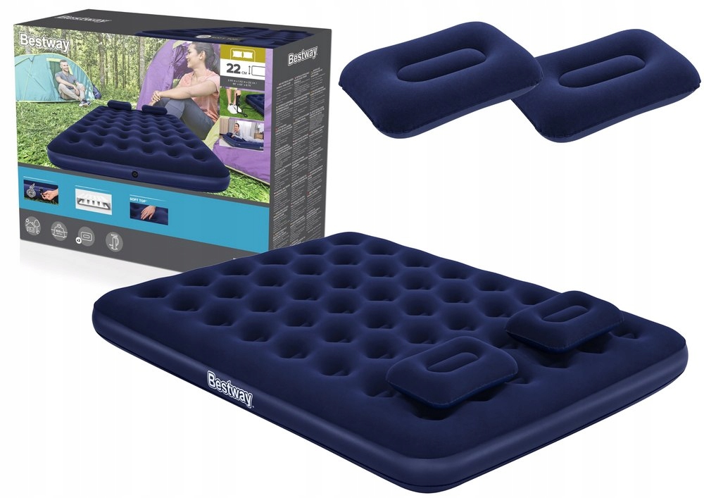 Nafukovací Matrace s pumpou 203 x 152 x 22 cm Bestway 67374