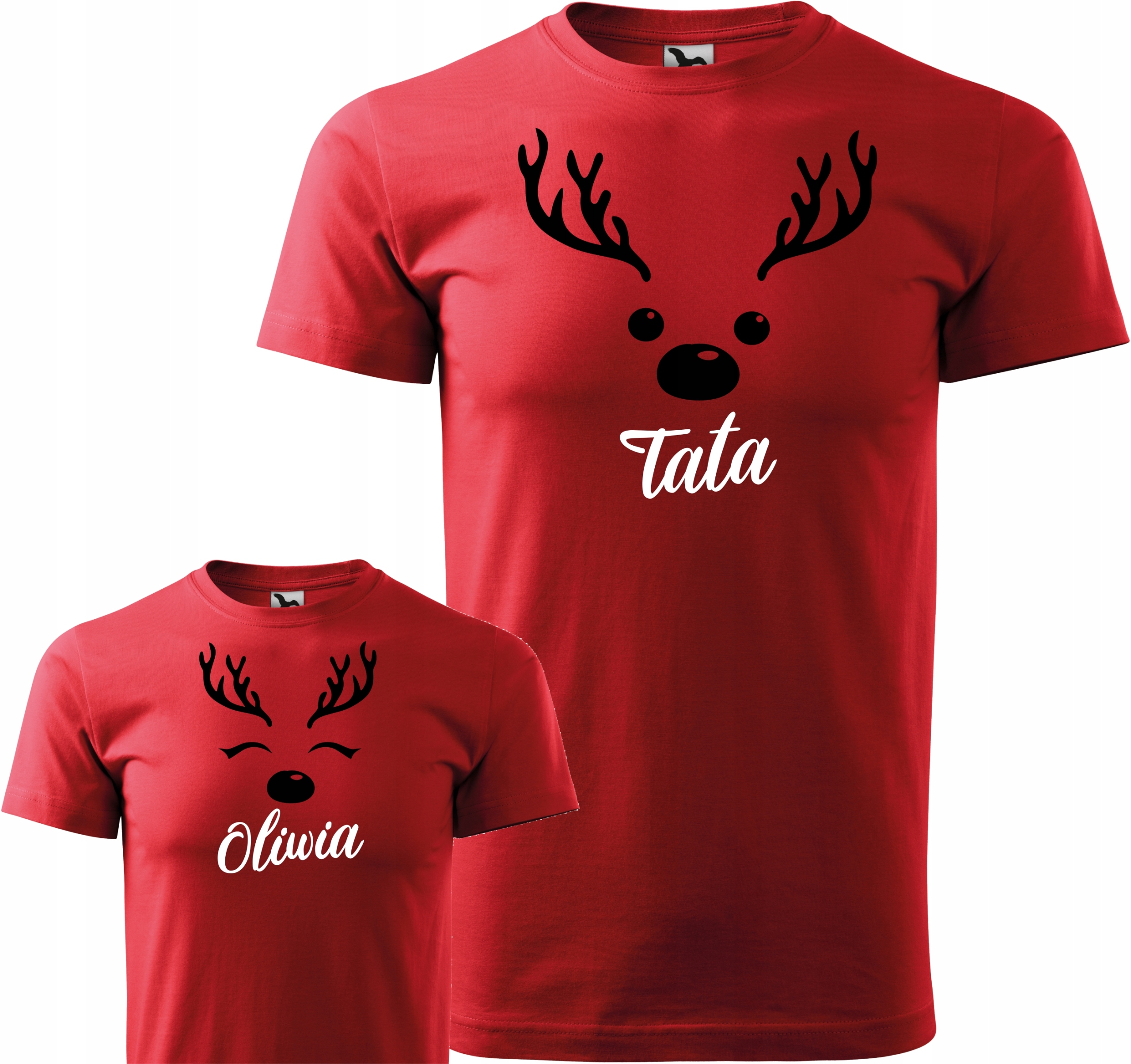 

Zestaw Tata i Córka Święta Mikołaj Imię