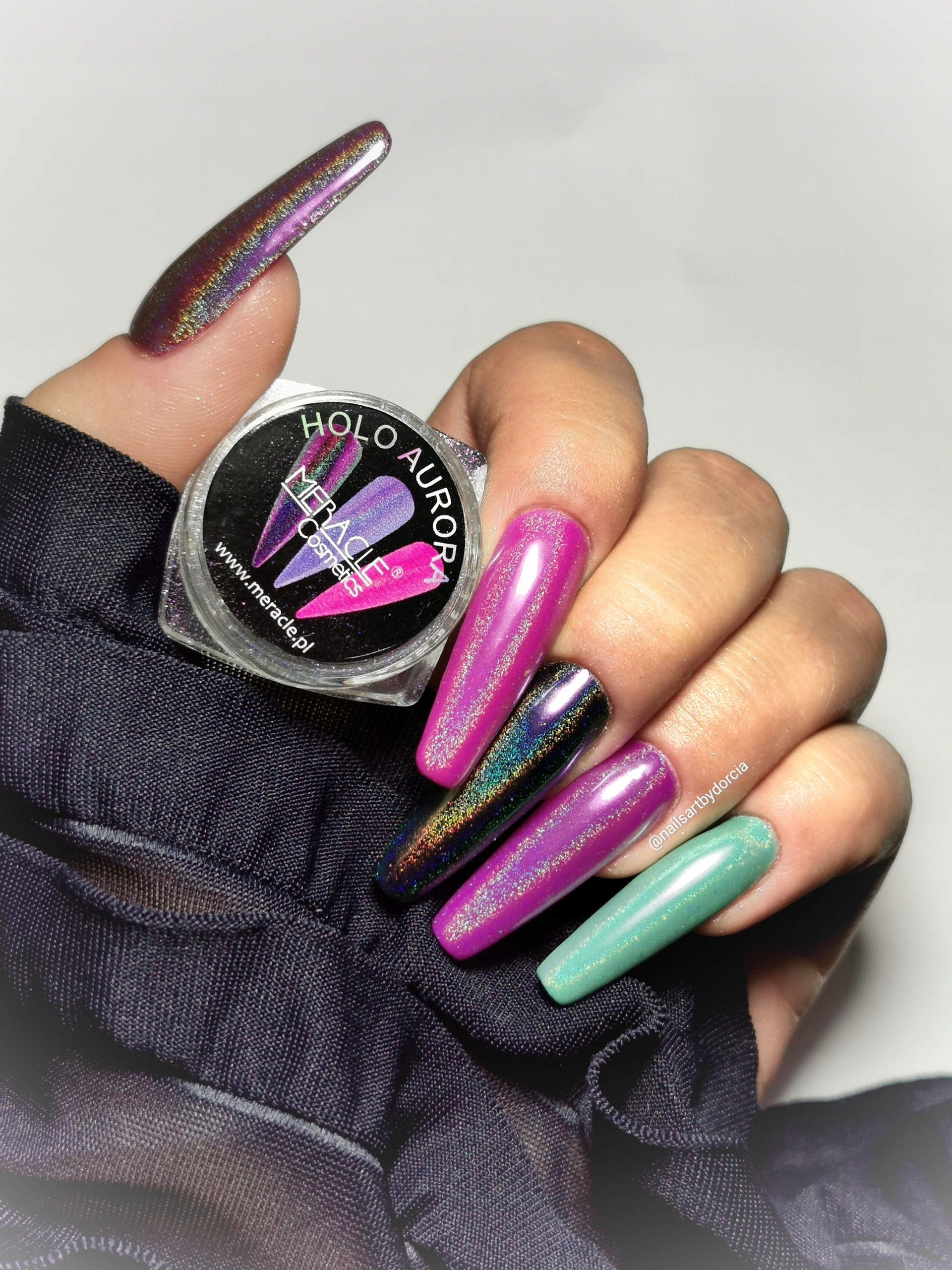 Efekt Holo Aurora Rodzaj Pyłek