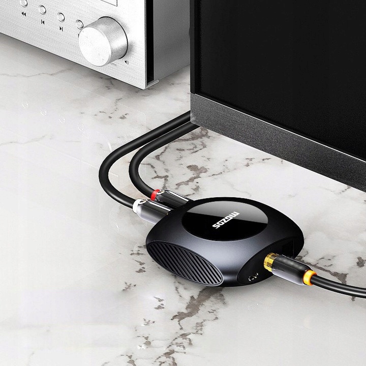 KONWERTER OPTYCZNY TOSLINK COAXIAL NA 2x CINCH RCA Model DAC-N3