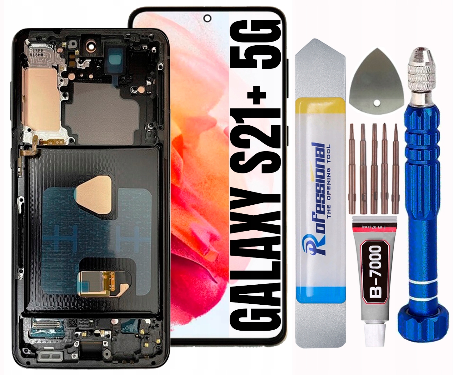 Displej Pro Samsung Galaxy S21 Plus 5G G996 Oled LCD Rámeček