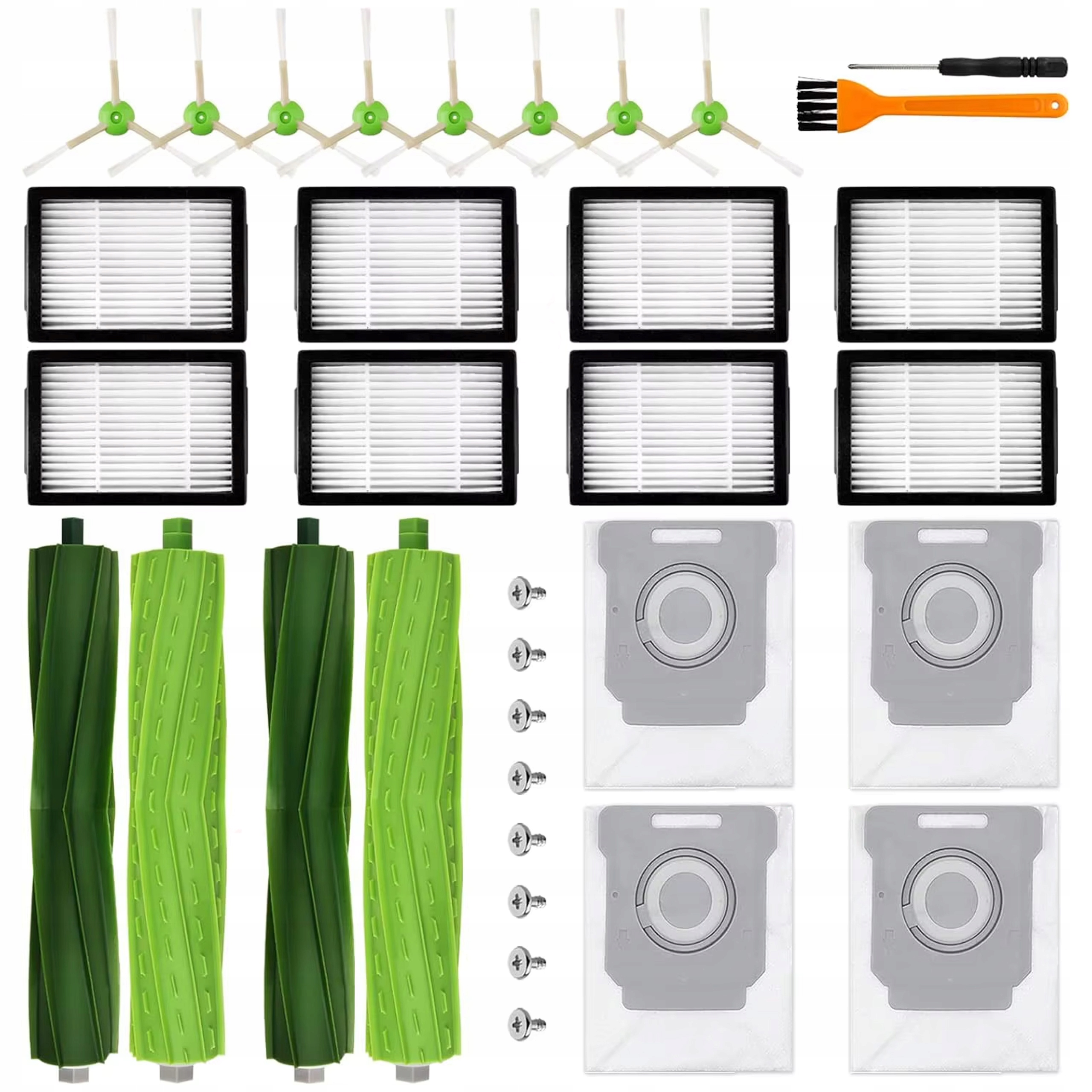 Zestaw worki filtry Hepa szczotki iRobot Roomba i7 i3 j7 S9 E5 i6 i5 26 el.