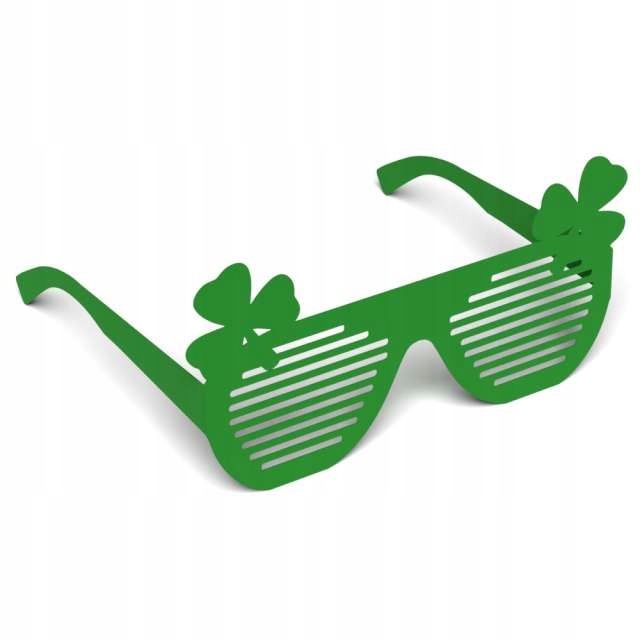 OKULARY party PAPIEROWE święto PATRYKA koniczyna 6