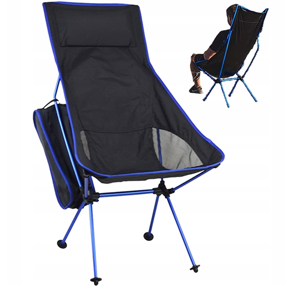 Skládací Turistické Křeslo Hliníkové Lehké 150 Kg Batohové