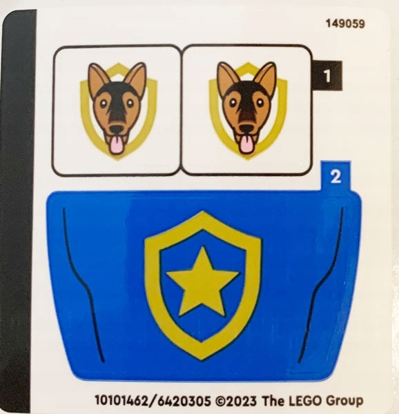

Lego Arkusz naklejek z zestawu 60369 60369stk01