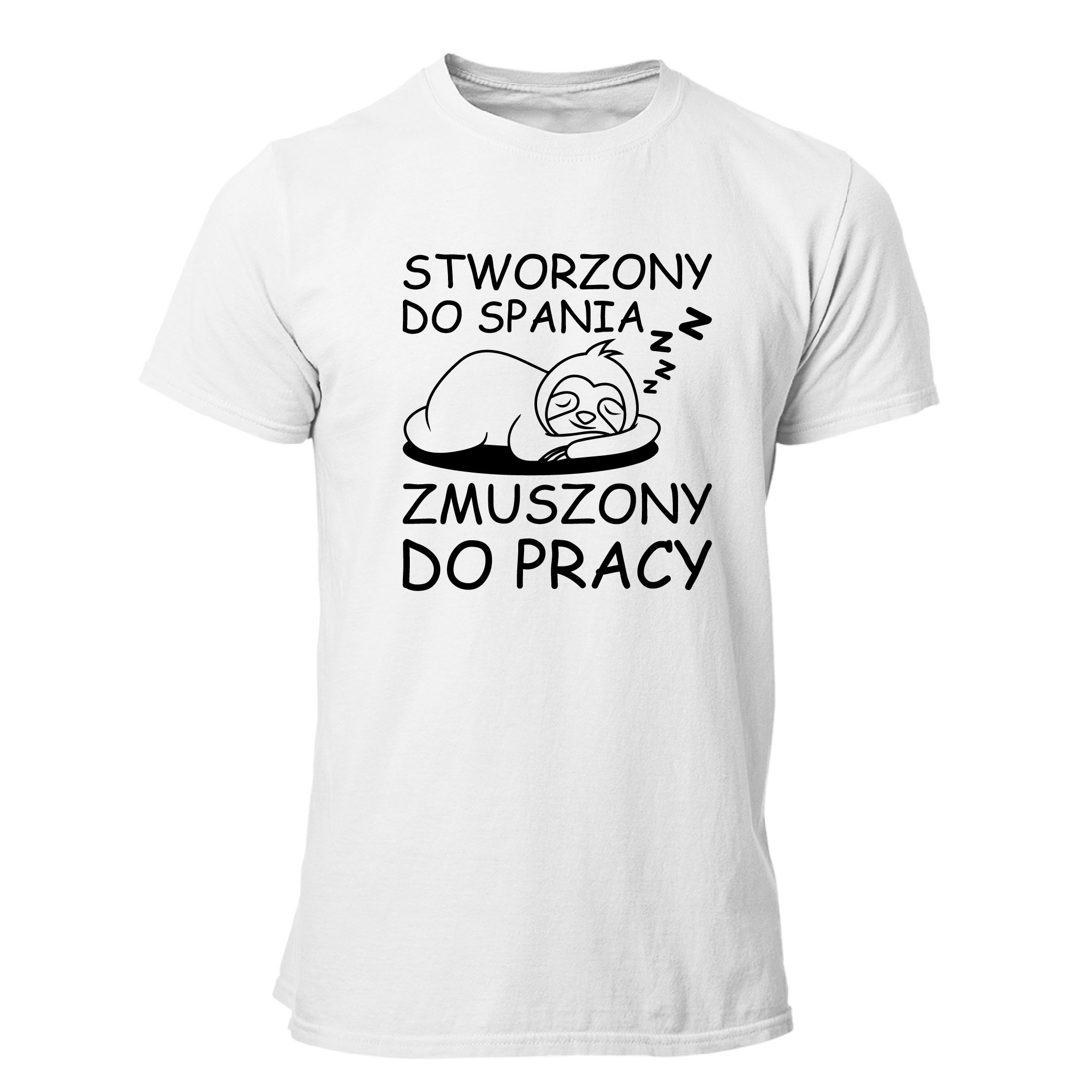 

Koszulka Bluzka Zmuszony Pracy Stworzony Do Spania
