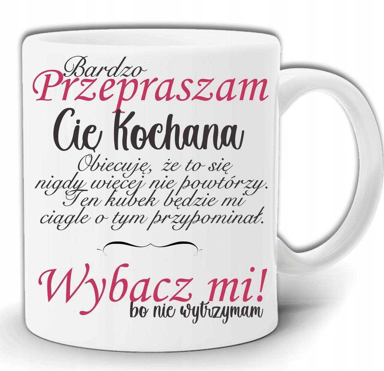

Przeprosinowy Kubek Żony,dziewczyny +pudełko GW150