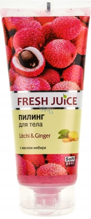 Fresh Juice Litchi & Zázvor telový peeling 200 ml