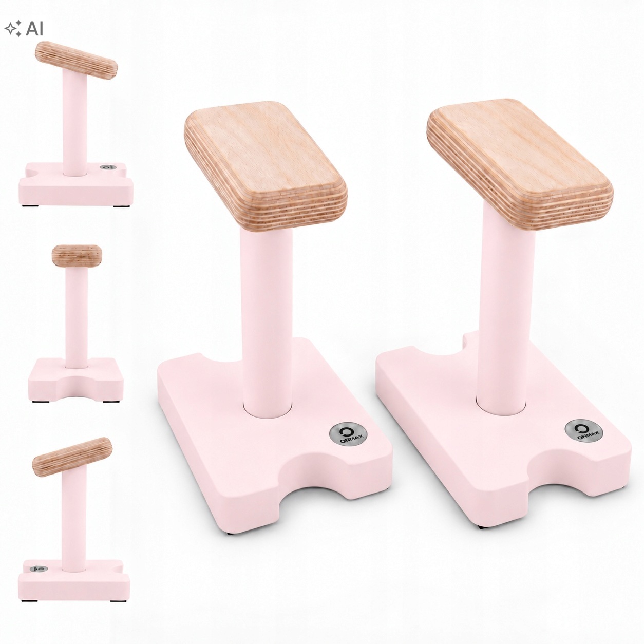 Onmax Ruční stojany na akrobatické vysoké šikmé stojany Powder Pink