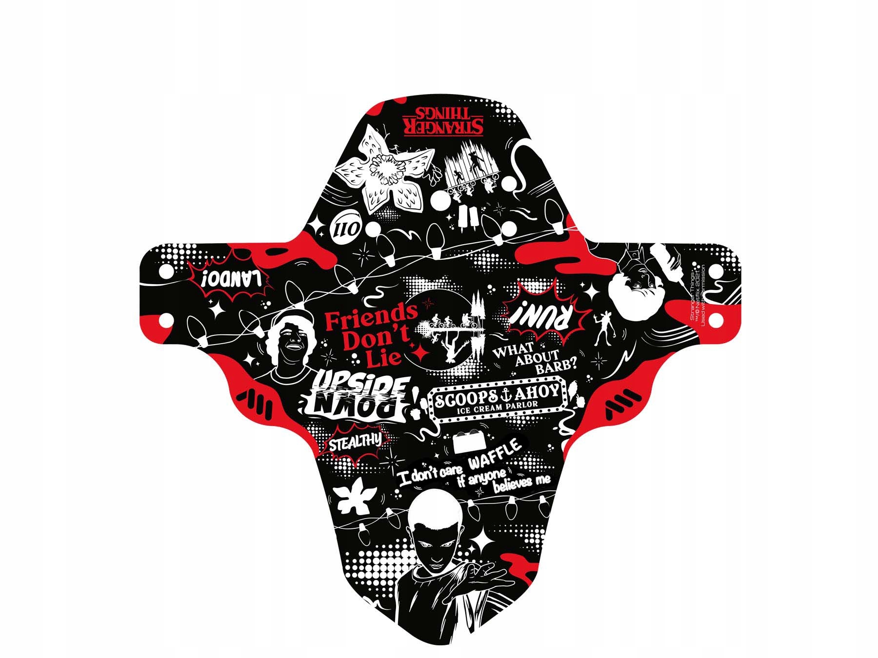 Błotnik AMS Mud Guard Stranger Things Upside Down