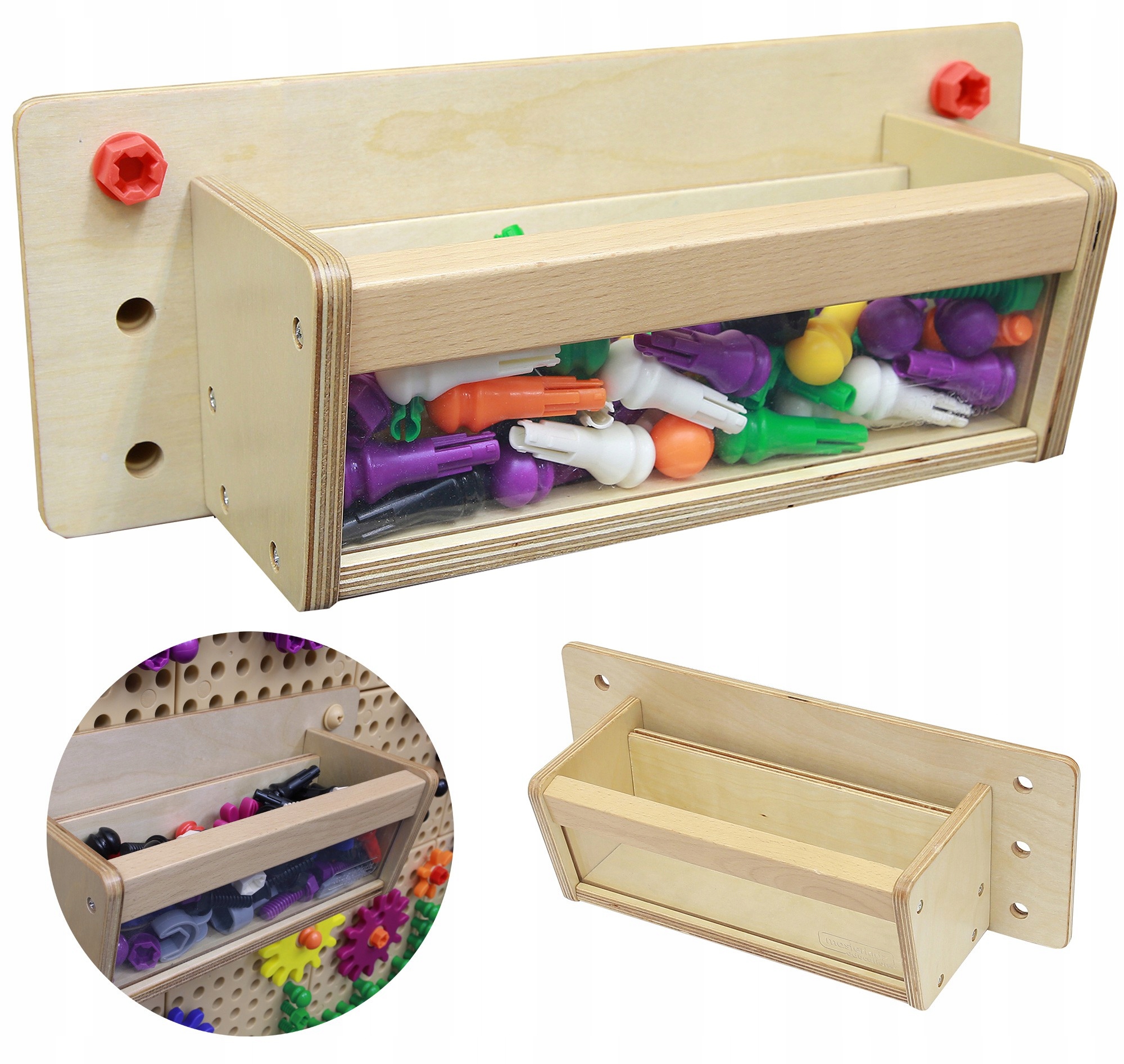 Masterkidz Pojemnik Na Akcesoria Do Tablic Stem Przezroczysty 40cm