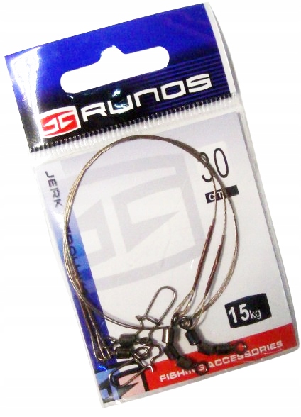 Przypon Wolframowy 45cm 15kg Runos 1szt