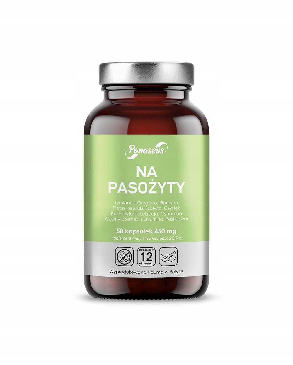

Na Pasożyty Tymianek Oregano Czosnek 50kap Panaseu