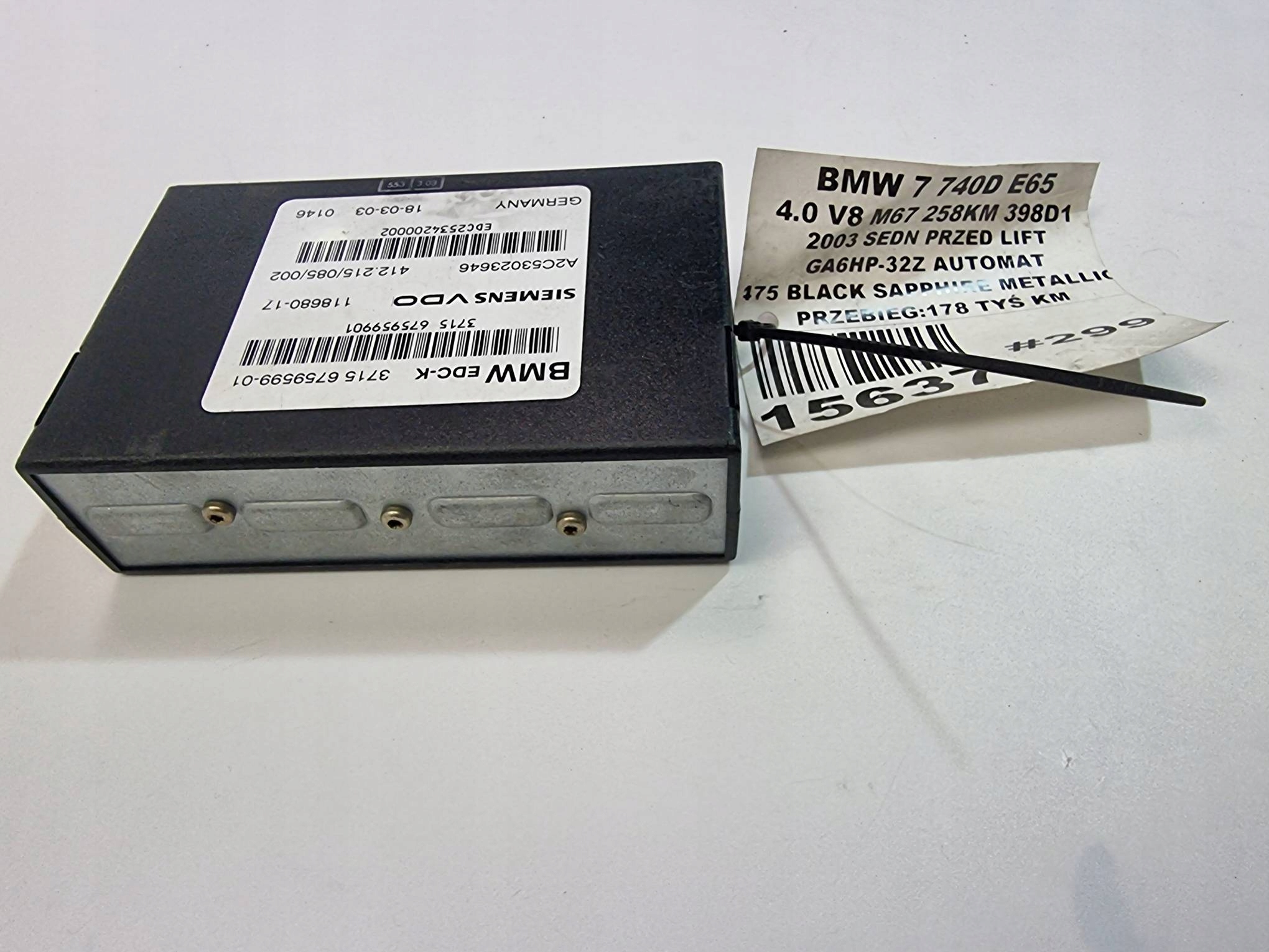 module springing A2C53023646 BMW 740 D